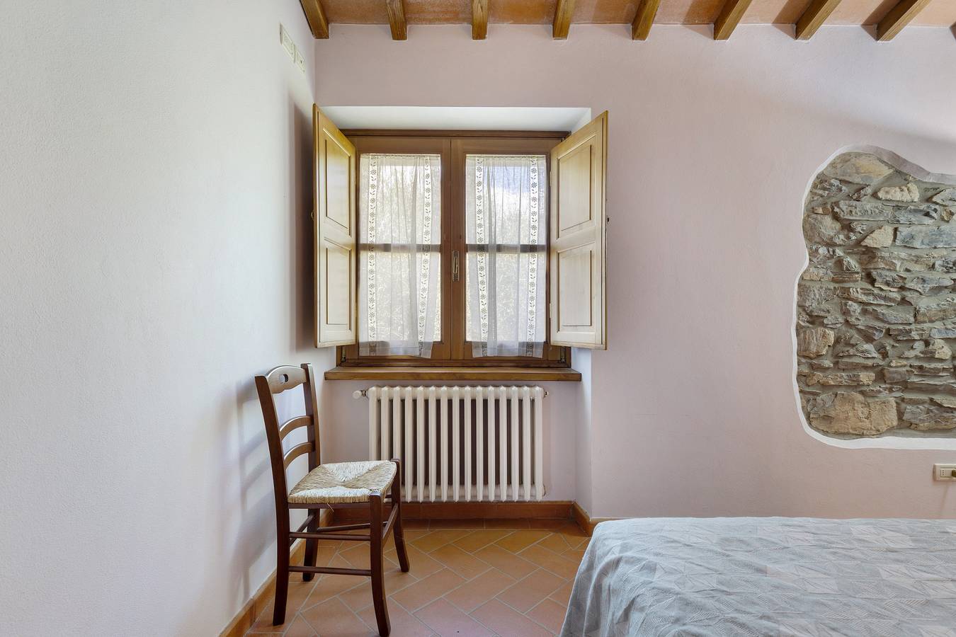 Zimmer 'Rosa I Cipressi' mit Gemeinschaftsgarten, Wlan und Klimaanlage in Pontassieve, Chianti