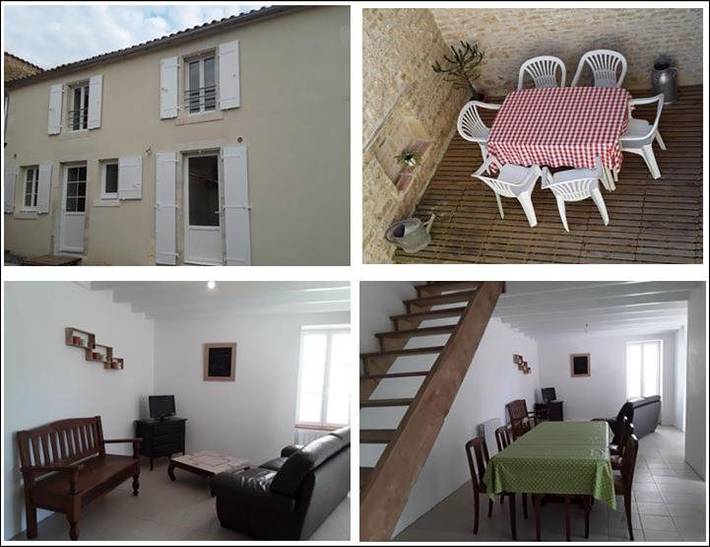 Location de vacances pour 6 personnes, avec Terrasse et Jardin à Maillé
