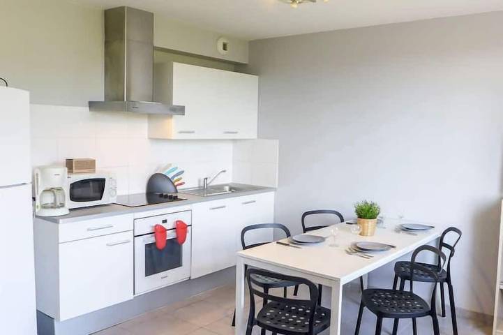Appartement de vacances pour 4 personnes, avec jardin à Bidart