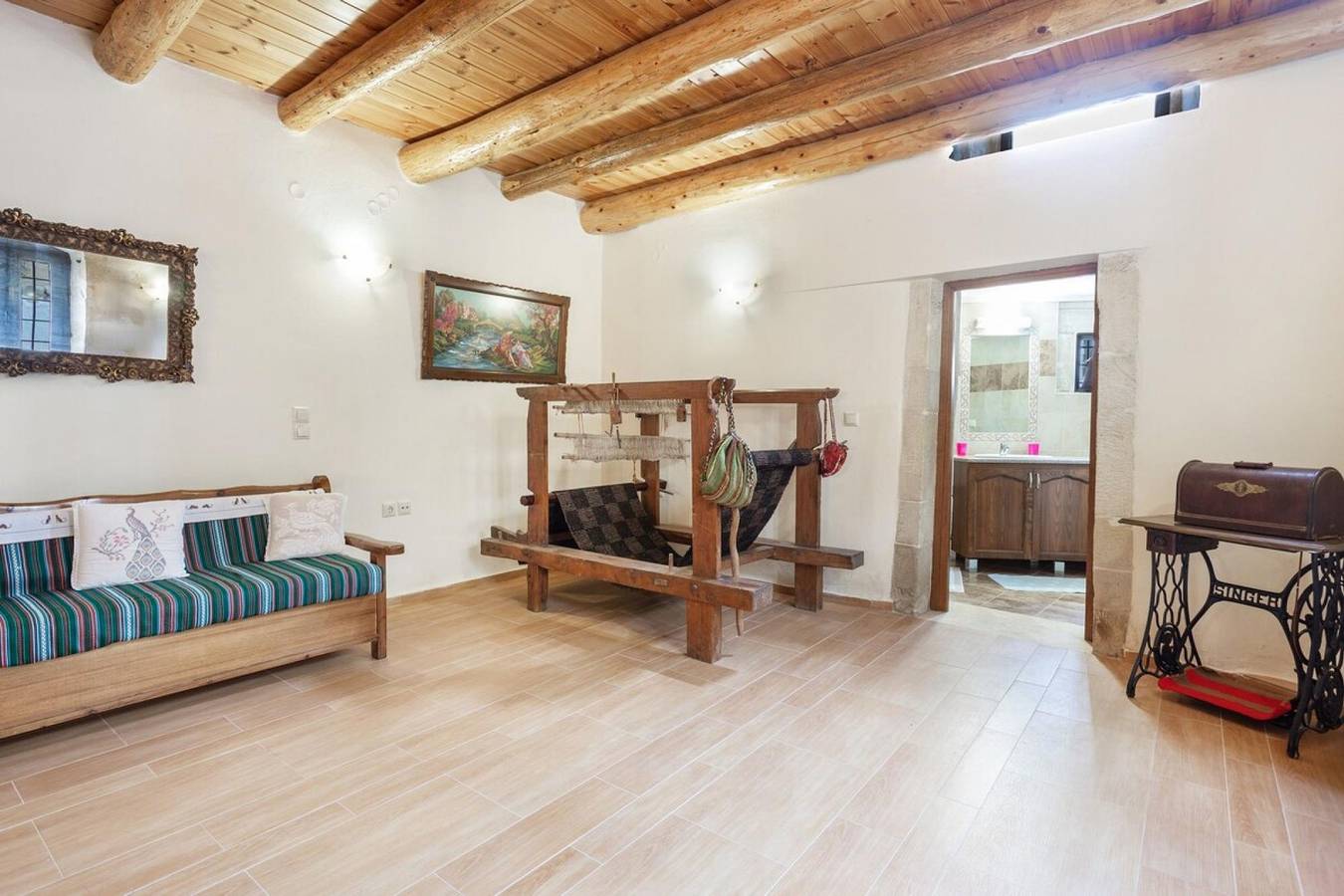 Ferienhaus für 5 Personen mit Terrasse in Tzitzifes, Chania und Umgebung