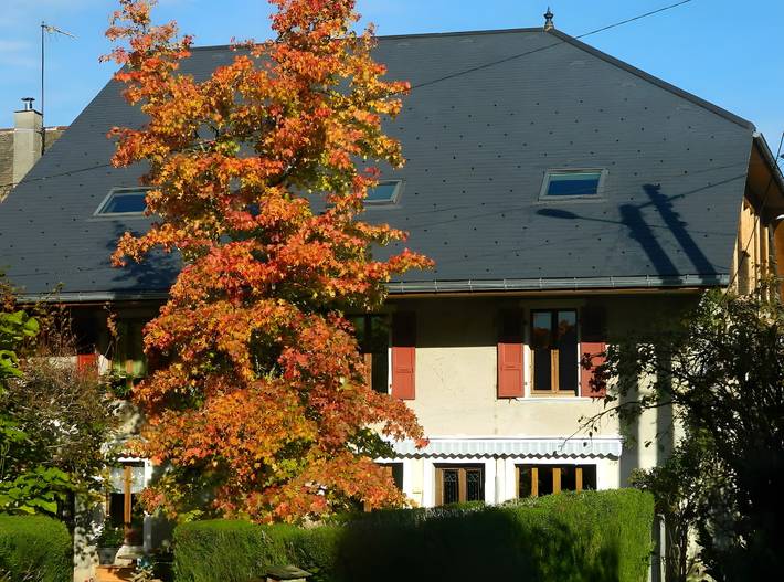 Location de vacances pour 2 personnes, avec Jardin à Doussard