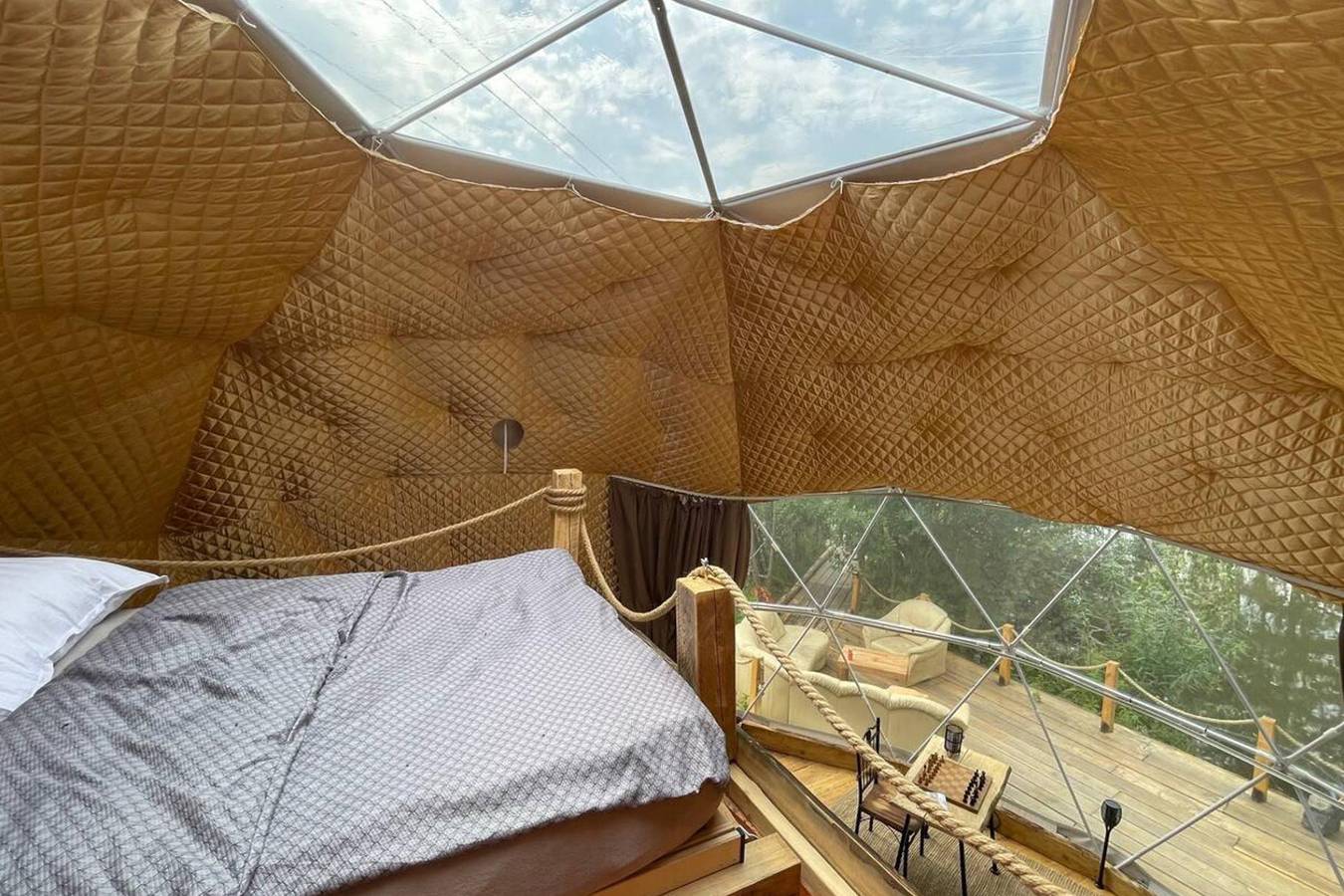 Blockhütte für 6 Personen mit Whirlpool in Böhmische Schweiz