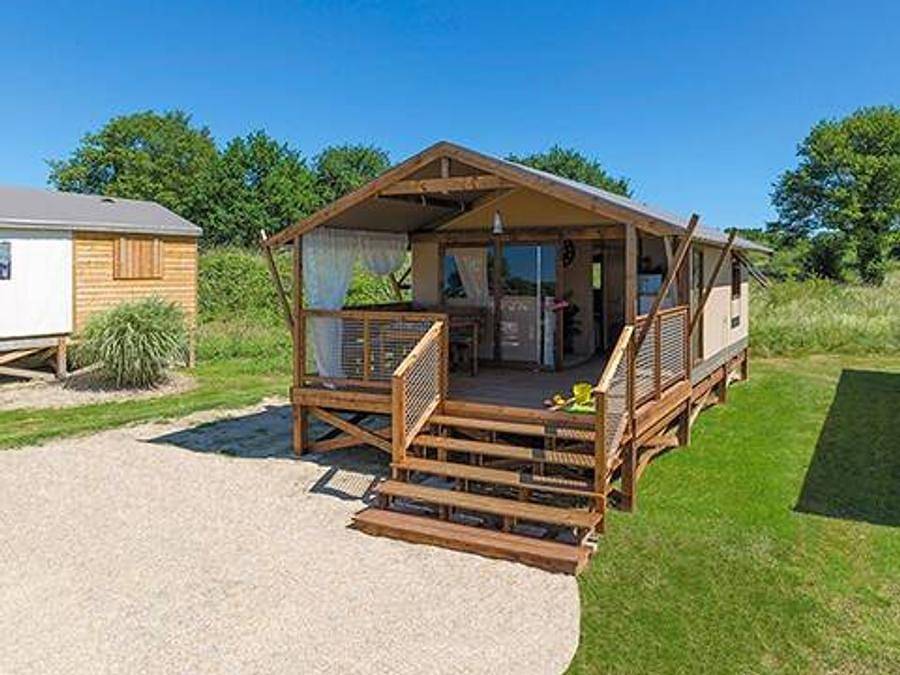Camping Atlantic Club Montalivet - Safarizelt 5 personen - Lodge-Zelt | 2 Schlafzimmer | Kapazität 4/5 Personen | Ohne Bad in Vendays-Montalivet, Lesparre-Médoc und Umgebung