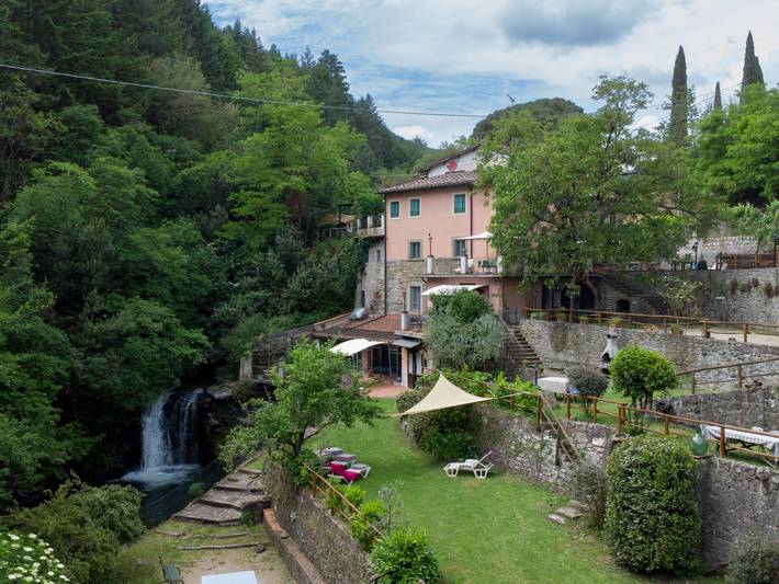 Gîte pour 3 personnes, avec jardin à Loro Ciuffenna