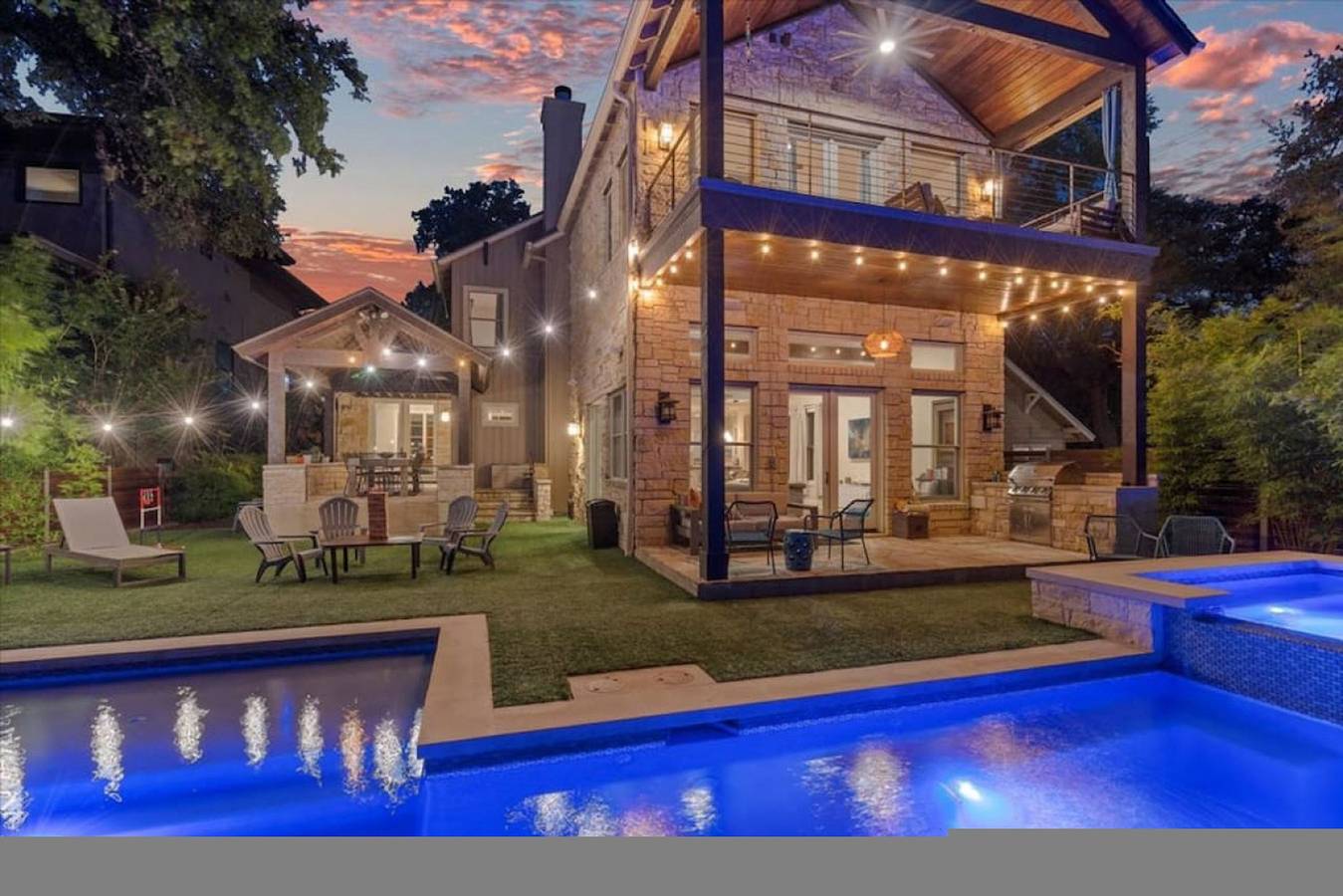 Downtown Retreat: sleeps 24 : 2 Pools/Spas : Gyms : Game Rooms : Fire Pit in Austin, Condado de Travis
