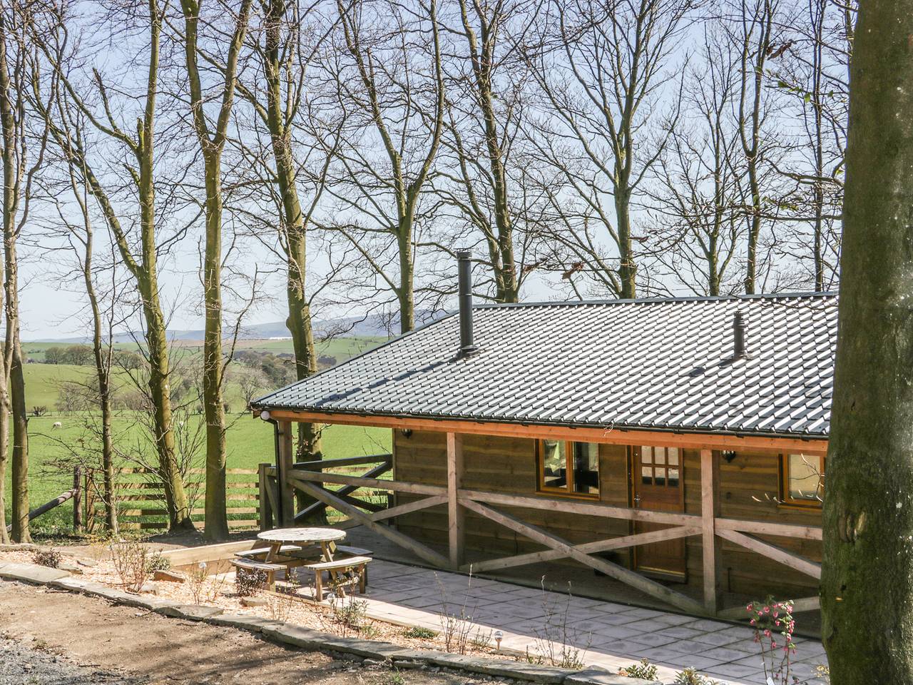 Valley View Lodge in Powys