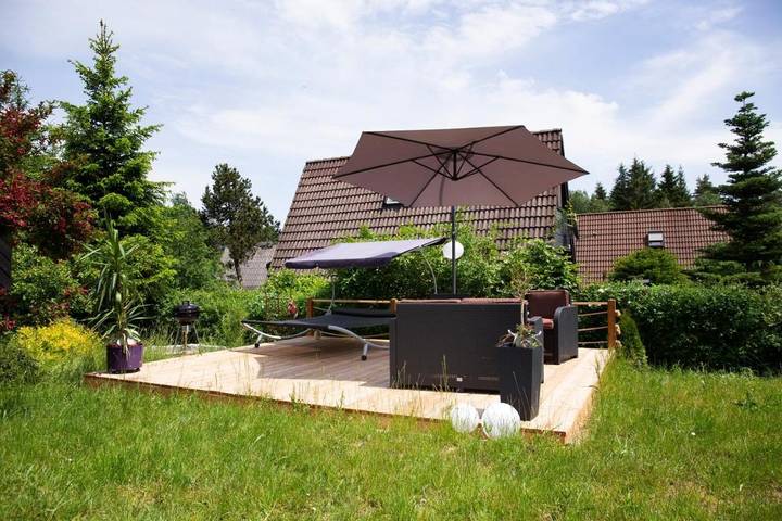 Ferienhaus für 6 Personen, mit Garten und Ausblick, mit Haustier in Fichtelberg - 4
