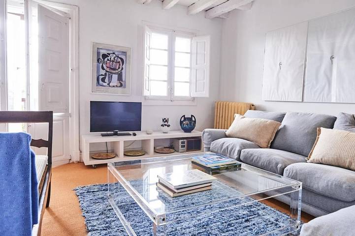 Apartamento de vacaciones para 6 personas, con jardín, Se admiten mascotas en Trasmiera