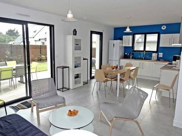 Gîte pour 6 personnes, avec terrasse et jardin dans Plage Du Petit Rohu Saint Pierre Quiberon