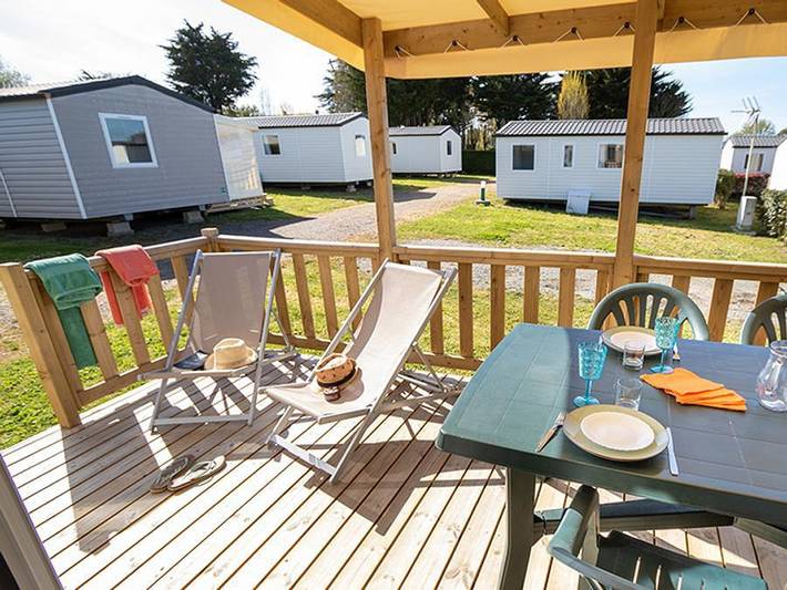 Camping Mirabel La Renaudière - Mobilheim 6 personen - Superior - 3 Schlafzimmer in La Plaine-sur-Mer, Côte de Jade