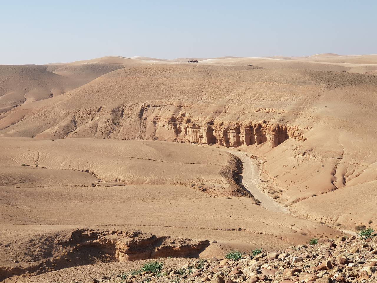 Caidal tent at Nkhila Lodge, Agafay Desert Camp in Province Al Haouz