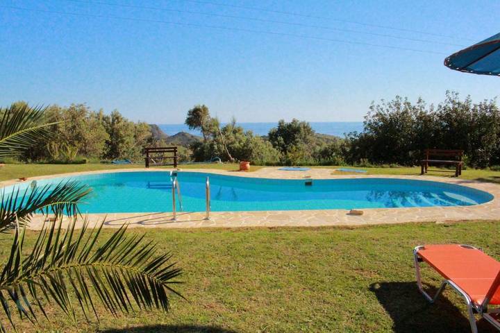 Ferienhaus für 4 Personen, mit Terrasse und Garten sowie Pool und Ausblick in Rethymno und Umgebung - 4