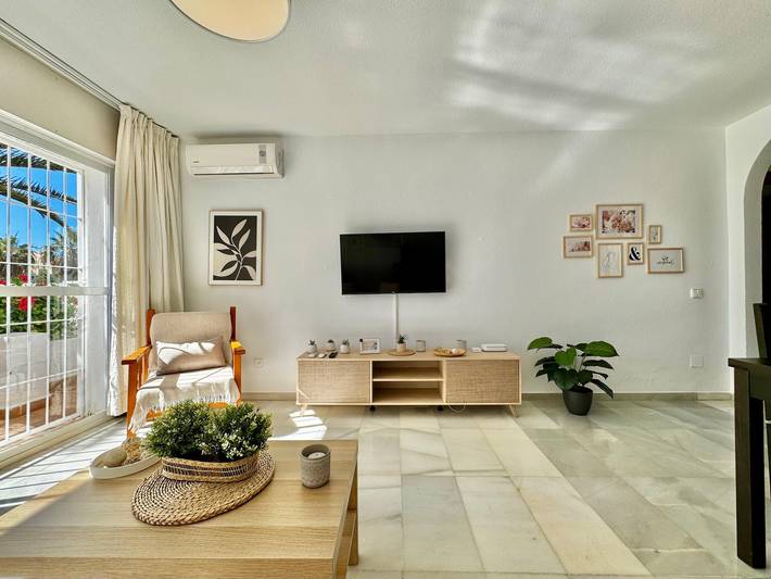 Apartamento para 4 personas, con piscina y jardín, Familias con niños en Playa Serena (Roquetas de Mar)