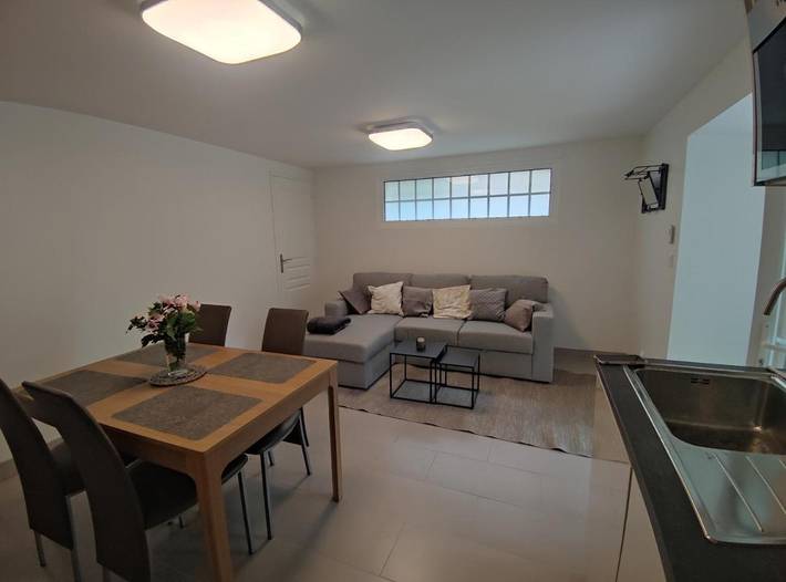 Appartement de vacances pour 4 personnes, avec jardin et terrasse