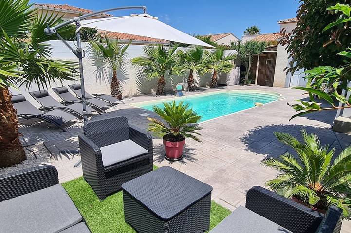 Villa pour 6 personnes, avec jardin et terrasse