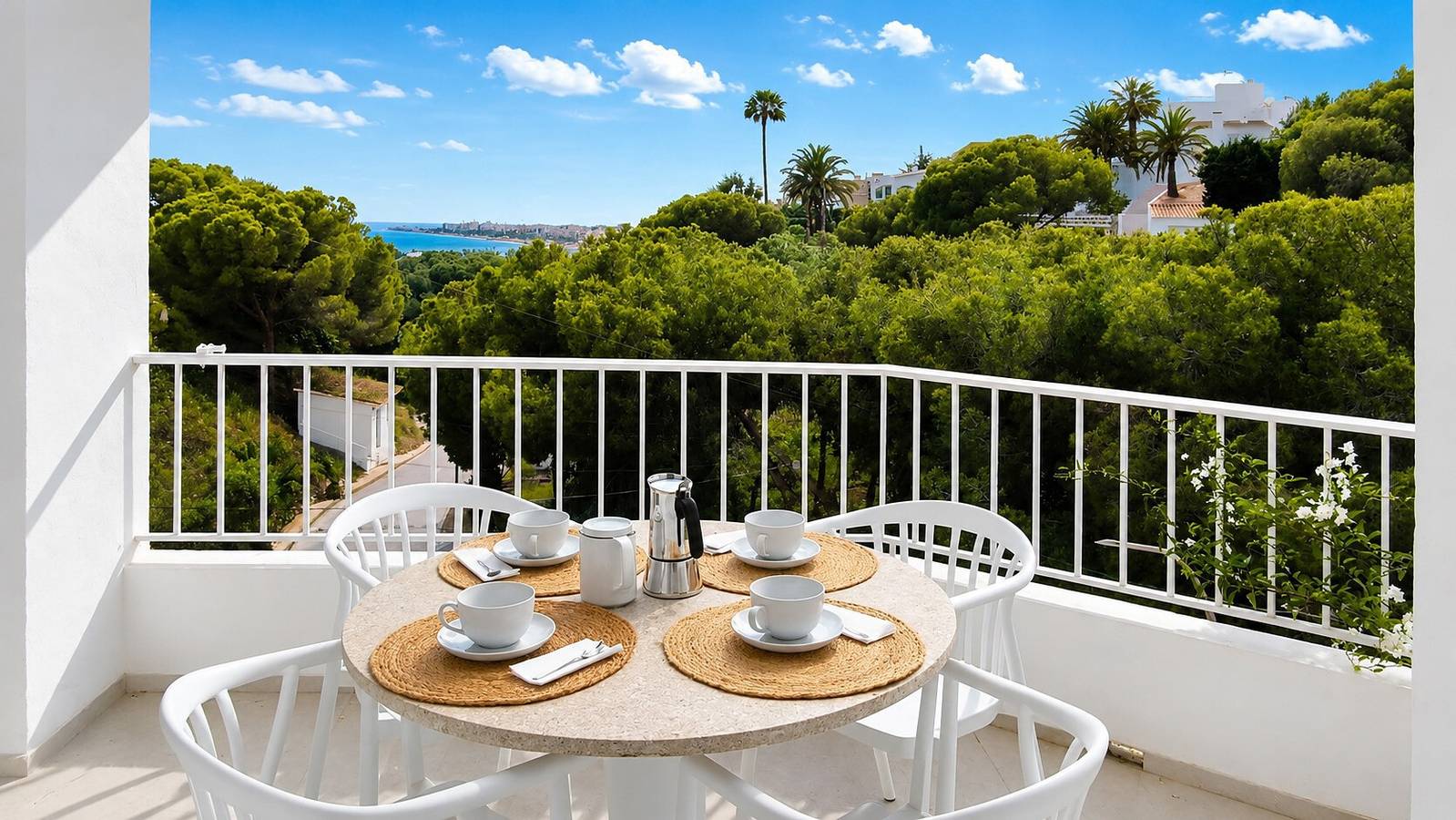 Appartamento 'Azura' con vista mare, Wi-Fi e aria condizionata in Urbanización Villa del Mar, Vélez-Málaga