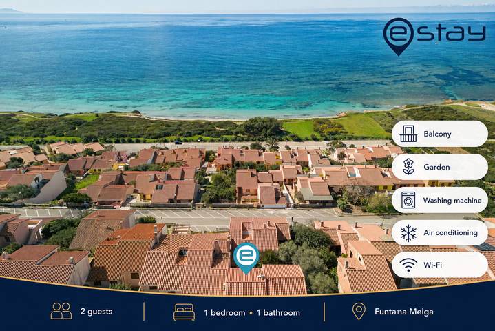 Gîte pour 2 personnes, avec Balcon/Terrasse ainsi que Balcon et Jardin à Cabras