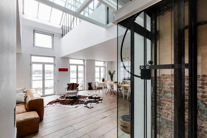 Loft voor 6 personen, met uitzicht en balkon in Antwerpen