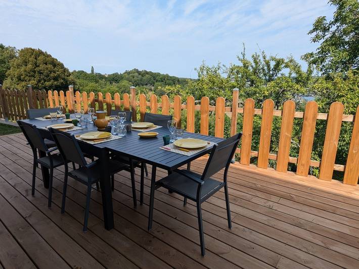 Gîte pour 6 personnes, avec jardin