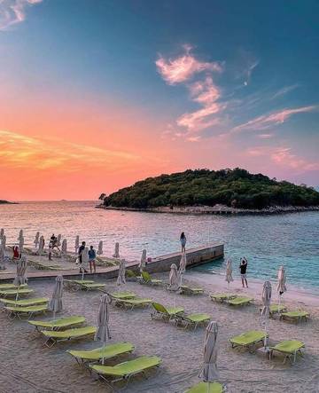 Cottage pour 3 personnes, avec jardin et vue dans Ksamil