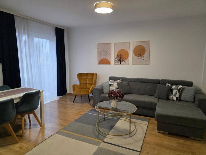 Appartement de vacances pour 4 personnes, avec jardin