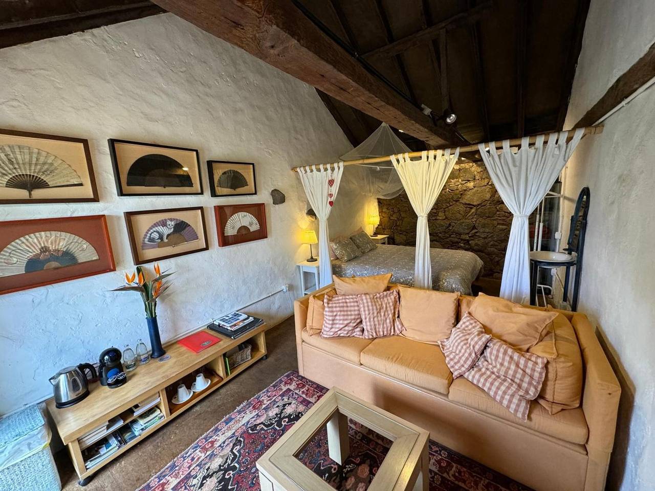 Chambre « Cuarto De La Pérgola » avec vue montagne, piscine partagée et Wi-Fi in Breña Alta, La Palma Sud