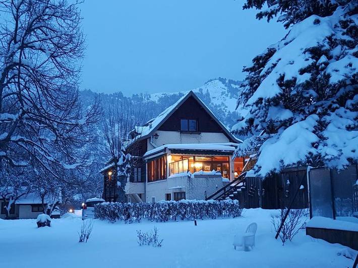 Hôtel pour 2 personnes, avec vue et piscine ainsi que jardin et sauna, animaux acceptés