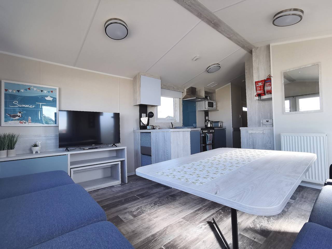 Sea activities Golden Sands beach relax in Mablethorpe, Lincolnshire