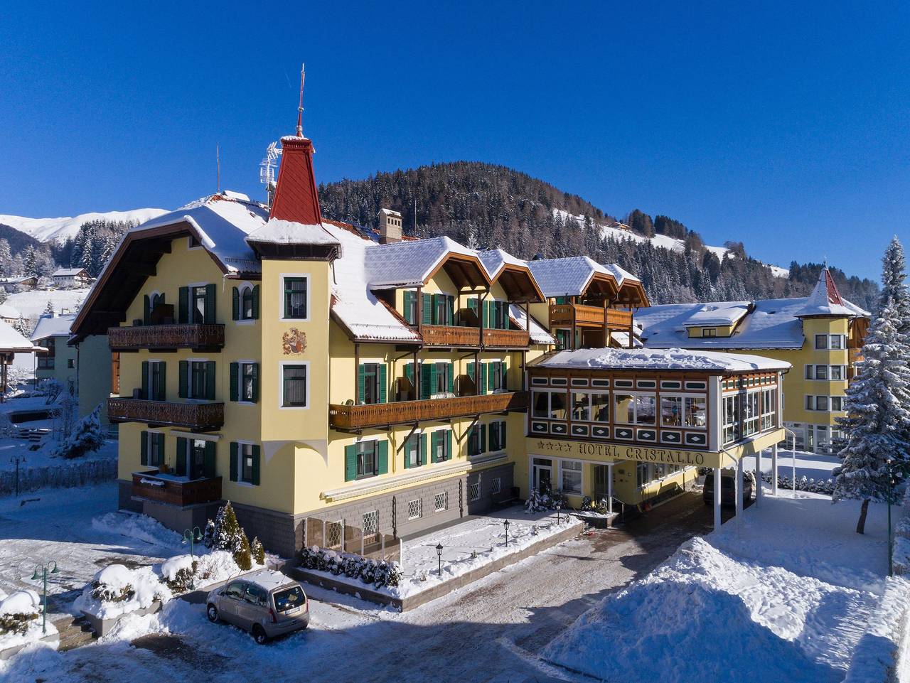 Hotel Cristallo - Einzelz. Neunerkofel Superior in Toblach, Südtirol