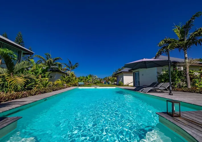 Maison d’hôte pour 3 personnes, avec jardin ainsi que piscine et vue - 1