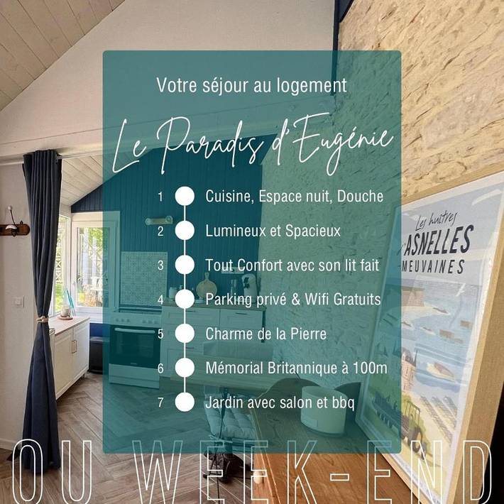 Gîte pour 2 personnes, avec jardin à Ver-sur-Mer - 3