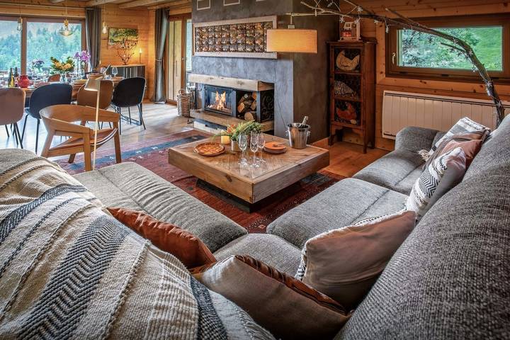 Chalet pour 10 personnes, avec jardin ainsi que sauna et jacuzzi dans Le Corbier - 3