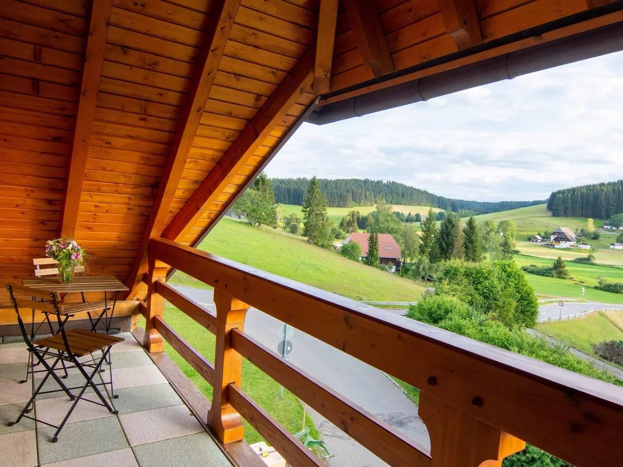 Ganze Wohnung, Ferienwohnung "Haus Mühlenfranzenhof" mit Balkon und Wlan in Schönwald, Südschwarzwald