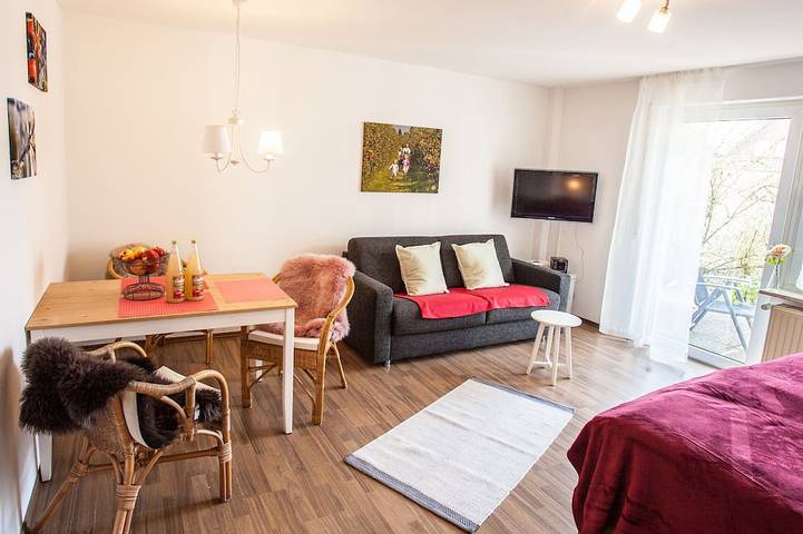 Ferienwohnung für 3 Personen, mit Terrasse und Garten in Jork