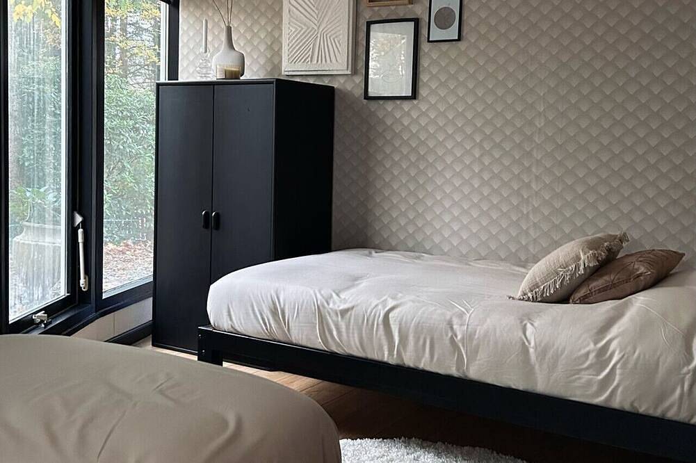 Ruim chalet met twee slaapkamers in Veluwe