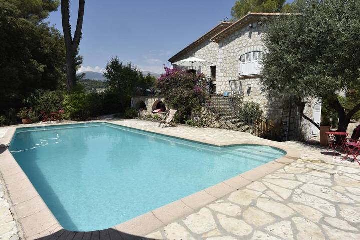 Villa pour 7 personnes, avec vue ainsi que jardin et piscine à Saint-Paul-de-Vence - 3