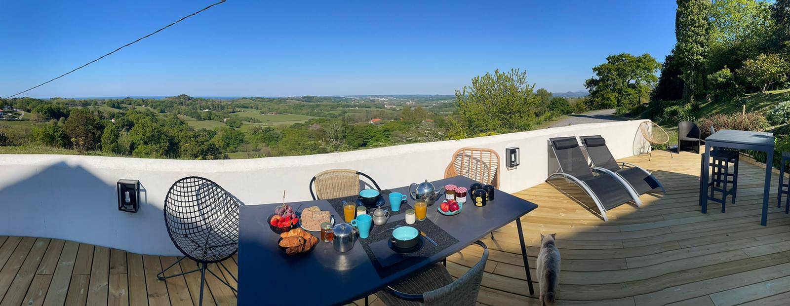 Chambres d'hôtes vue mer 4 km frontière Pays Basque espagnol - Chambre Bidart in Urrugne, Région de Bayonne
