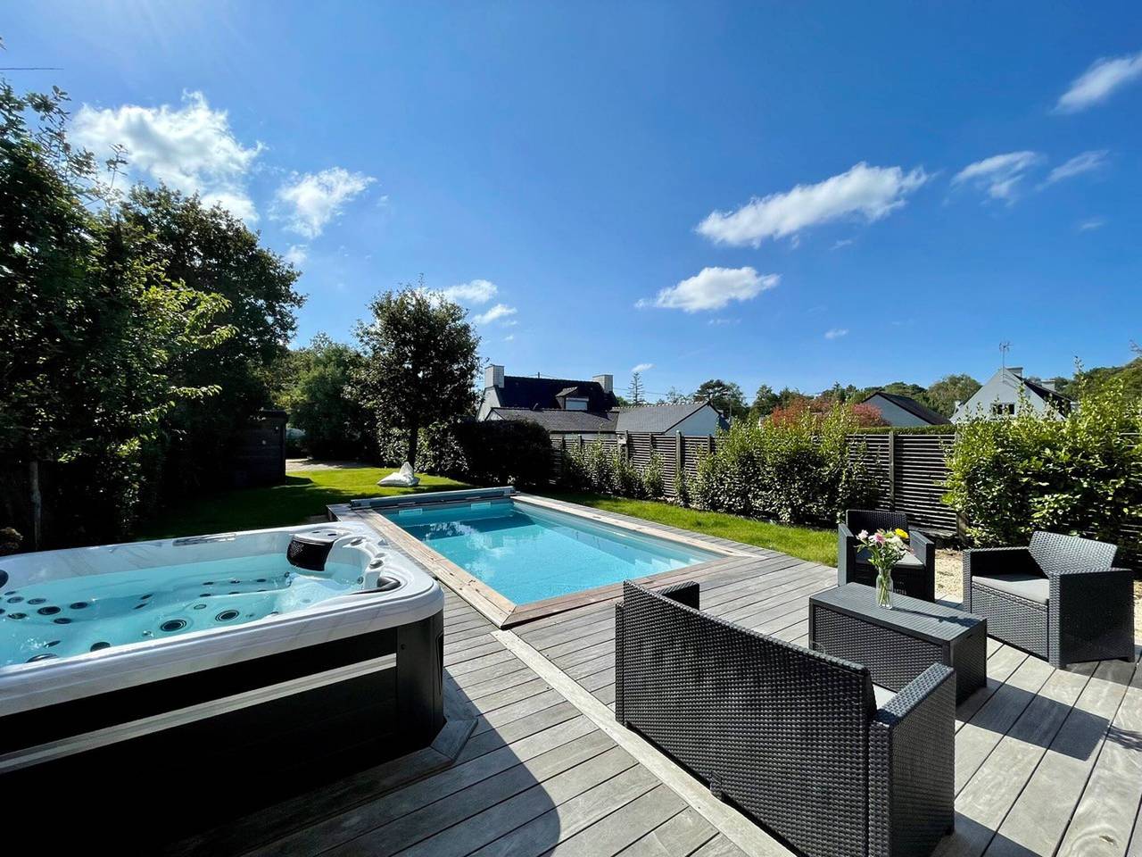 Ferienhaus für 8 Personen mit Whirlpool in Carnac, Côte des Mégalithes