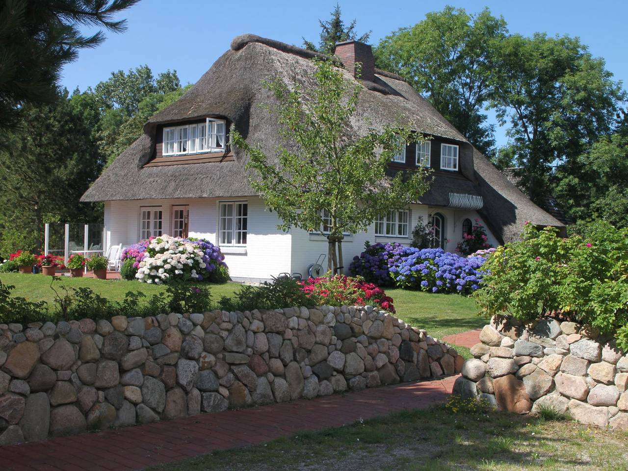 Ganze Ferienwohnung, Dieksweg 3 - Pure Natur auf Idyll. Anwesen in Nieblum, Föhr