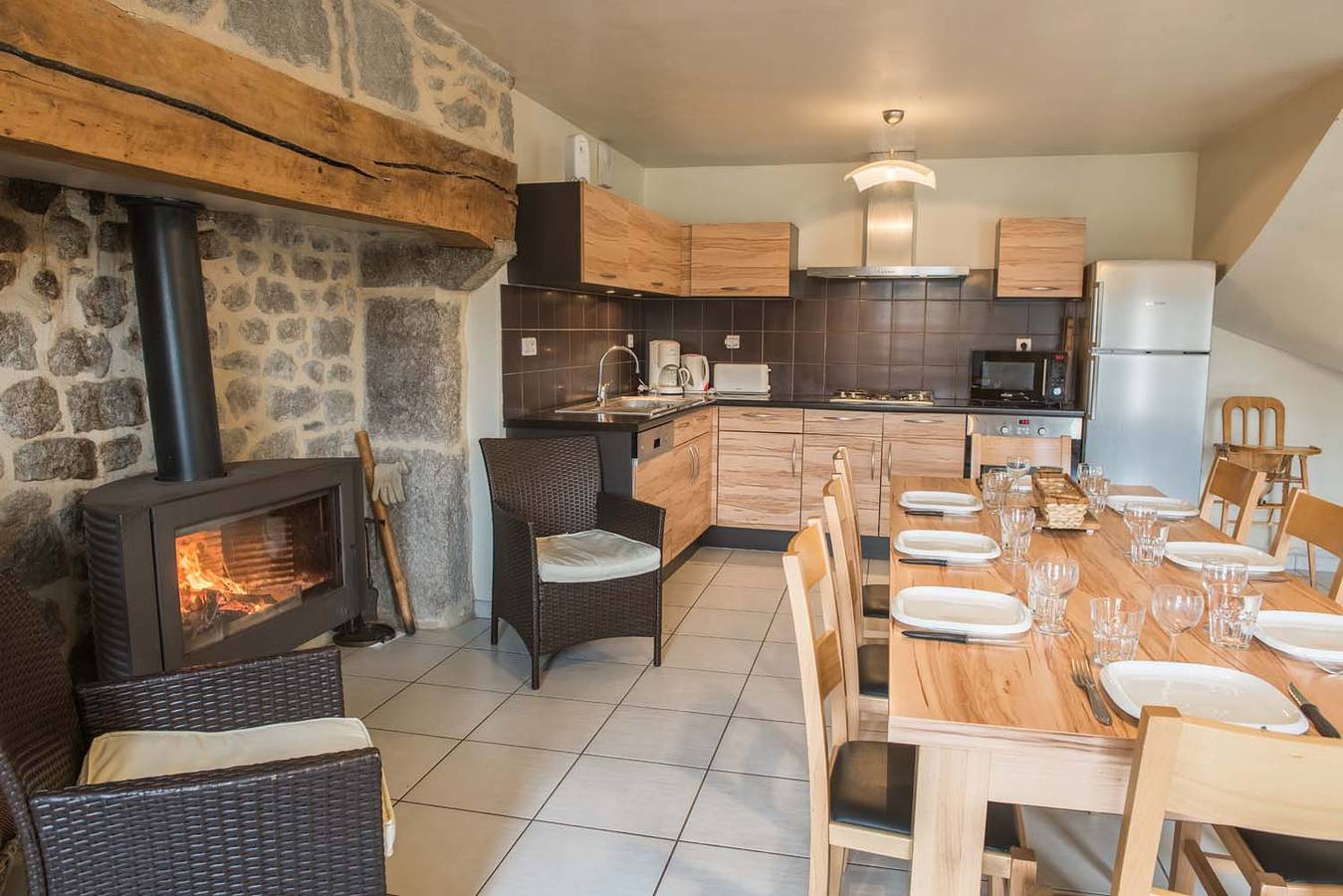 Gîtes de France 3 épis 8 personnes à Malbouzon in Malbouzon, Région de Mende