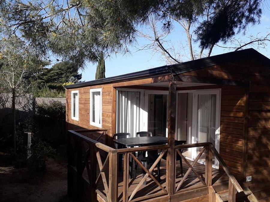 Camping les Cigales - Mobilhome 4 personas - Lodge Confort 2 habitaciones 4 P in Pézenas, Côte d'Améthyste