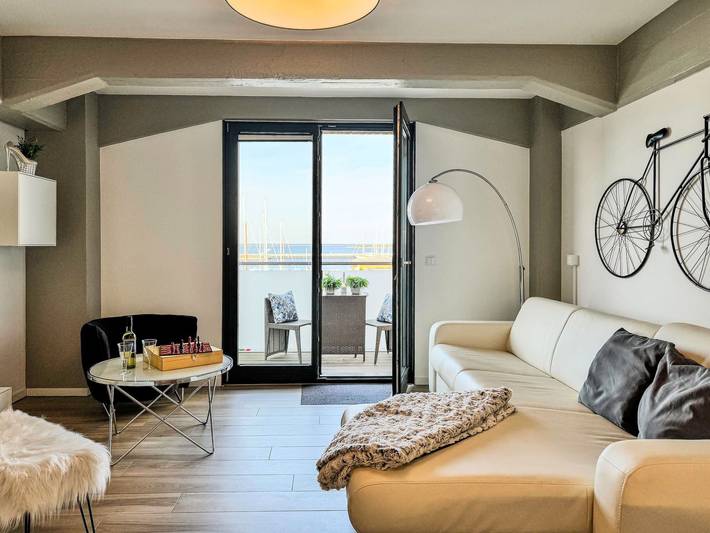 Ferienwohnung für 3 Personen, mit Seeblick und Ausblick sowie Balkon in Barth - 3