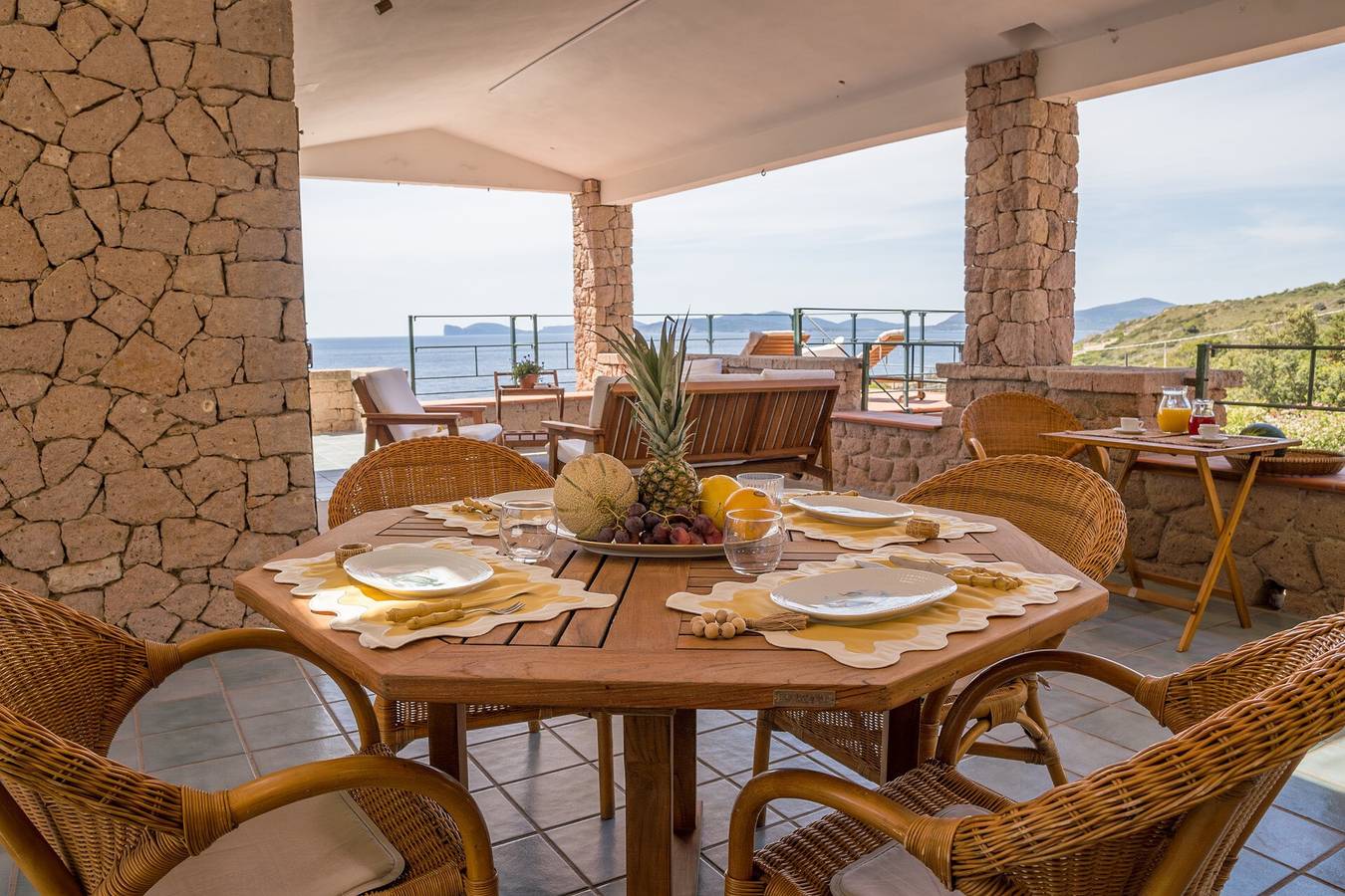 Villa 'Coral Bay' mit Meerblick, Wlan und Klimaanlage in Sassari Provinz