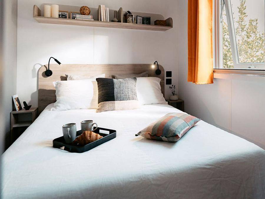 Camping l'Esplanade - Mobilhome 2 personas - Cahita - 1 dormitorio - 5 casas móviles (C01 a C05) in Cappiciolo, Olmeto