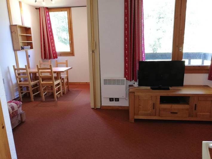 Ganzes Studio, Teilbares Studio 27m², Balkon, nahe Pisten und Liften in Valmorel, Les Avanchers-Valmorel