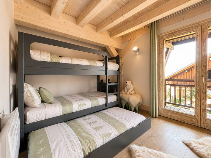 Luxus-Chalet für 10 Pers. mit Sauna im Dorfzentrum, inkl. Wlan in Notre-Dame-de-Bellecombe, Albertville und Umgebung