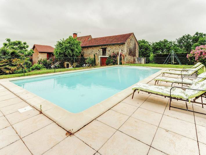 Ferienhaus für 7 Personen, mit Garten und Pool sowie Terrasse, mit Haustier - 1