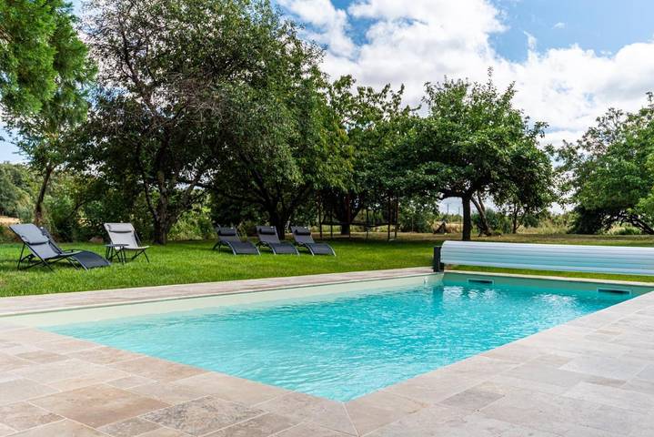 Location de vacances pour 12 personnes, avec jardin ainsi que terrasse et piscine à Dénezé-sous-Doué - 4