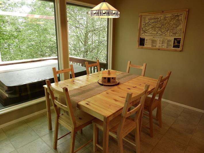 Vacation house for 6 people, with hot tub and terrace in North Carolina