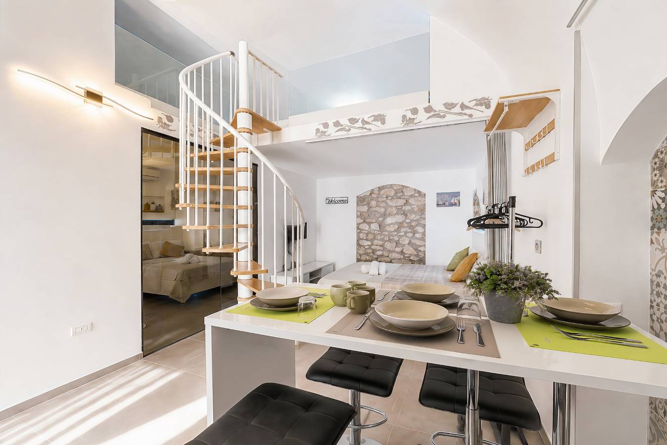 Ganze Wohnung, Apartment „Venti Nodi“ mit Balkon, Wlan und Klimaanlage in Vieste, Gargano